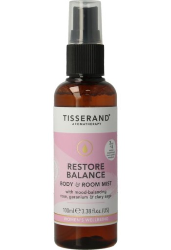 Tisserand Restore balance body en room mist (100 Milliliter)