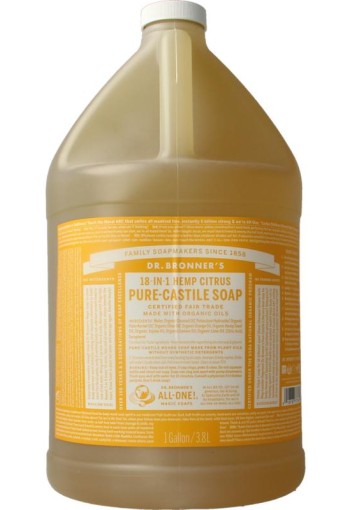 Dr Bronners Liquid soap citrus (3800 Milliliter)