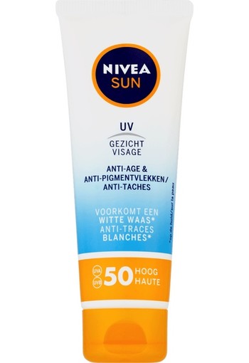 NIVEA SUN UV Gezicht Anti-Age Anti-Pigmentvlekken Gezicht Visage SPF50 50 ml