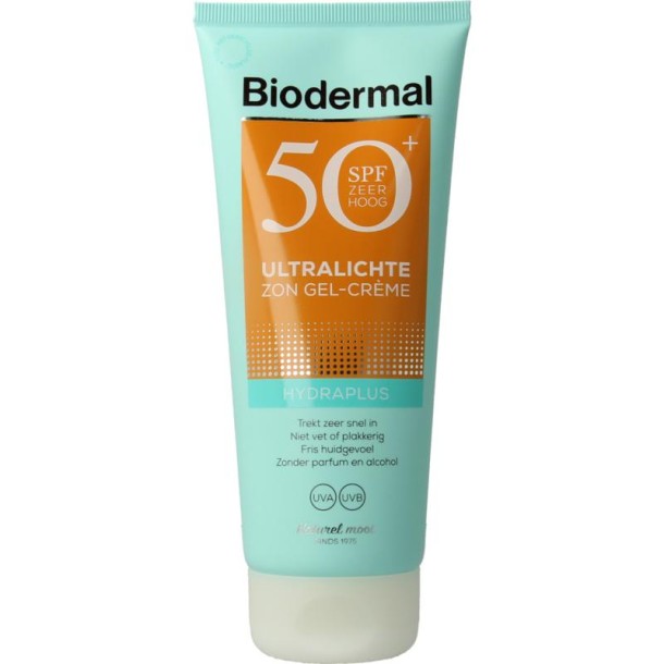 Biodermal Gelcreme ultralicht SPF50+ 200 Milliliter