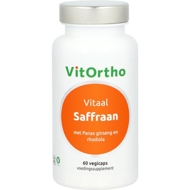 Vitortho Saffraan vitaal (60 Vegetarische capsules)