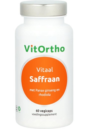 Vitortho Saffraan vitaal (60 Vegetarische capsules)