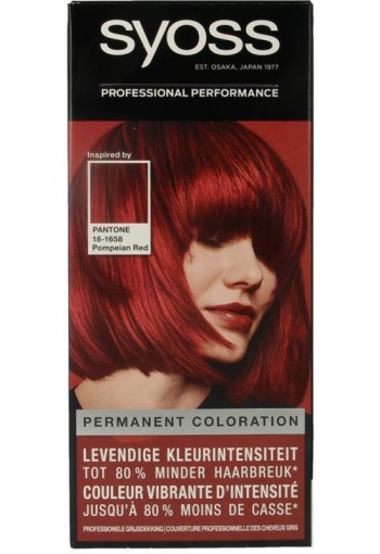 Syoss Color baseline pantone 5-72 pompeian red 1 Stuks