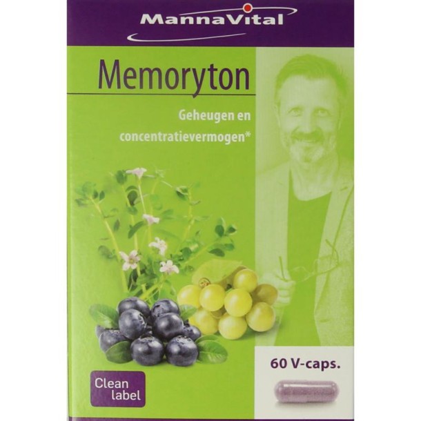 Mannavital Memoryton (60 Vegetarische capsules)