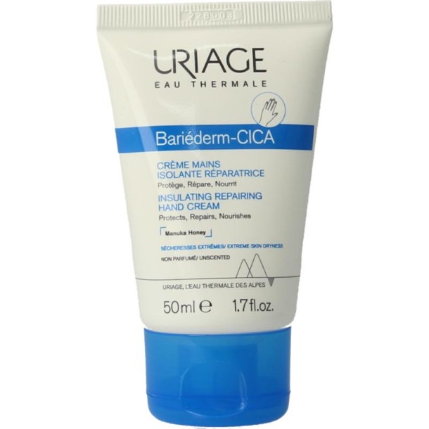 Uriage Bariederm creme handen (50 Milliliter)