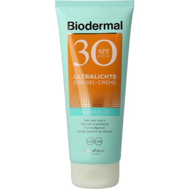 Biodermal Gelcreme ultralicht SPF30 200 Milliliter