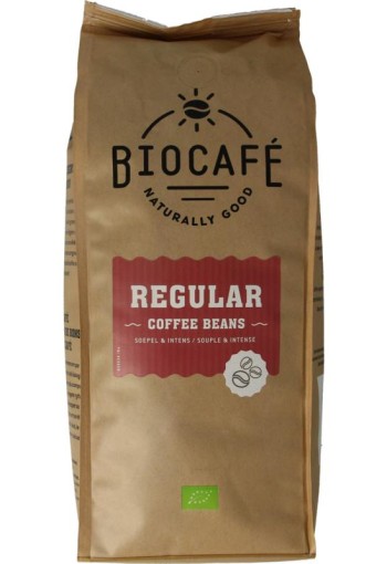 Biocafe Koffiebonen regular bio (500 Gram)