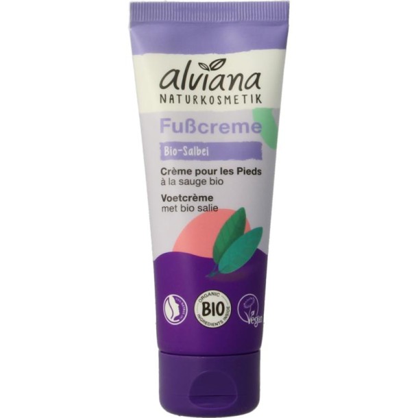 Alviana Voetcreme met salie (75 Milliliter)