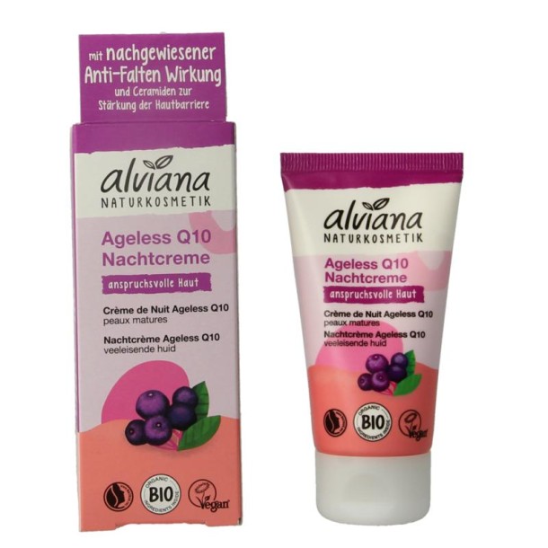 Alviana Nachtcreme anti-aging Q10 (50 Milliliter)