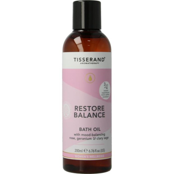 Tisserand Bath oil restore balance (200 Milliliter)