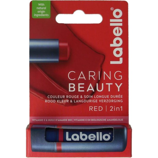 Labello Caring beauty red (4,8 Gram)