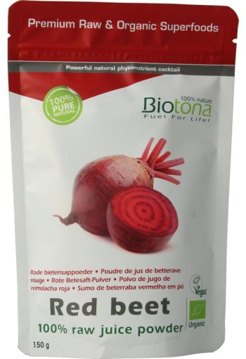 Biotona Red beet raw powder bio (150 Gram)