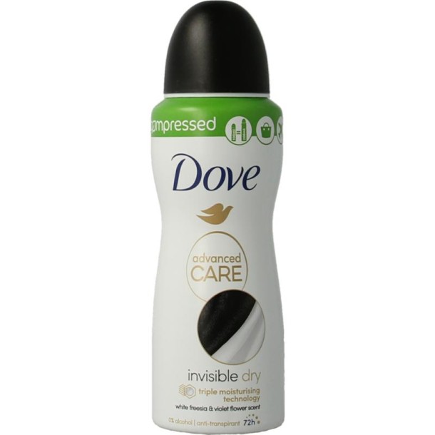 Dove Deodorant spray invisible dry (100 Milliliter)