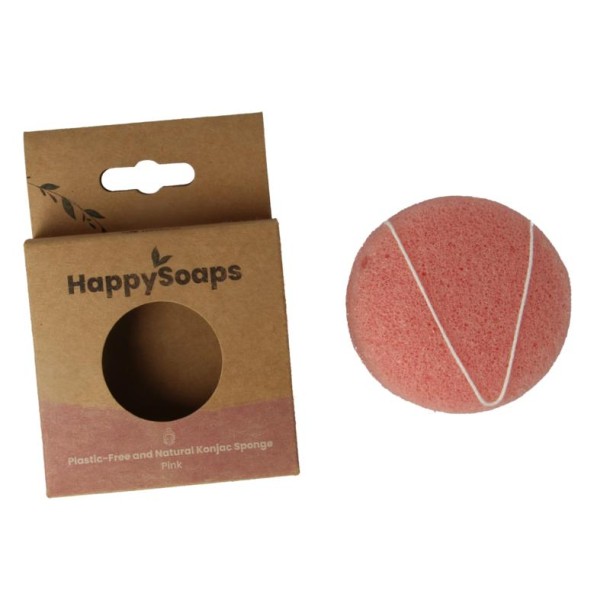 Happysoaps Konjac spons gevoelige huid (1 Stuks)