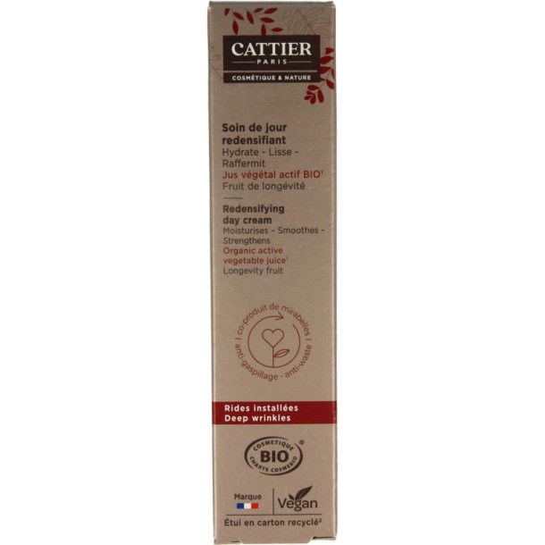 Cattier Dagcreme verstevigend (50 Milliliter)