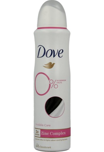 Dove Deodorant spray invisible care 0% (150 Milliliter)