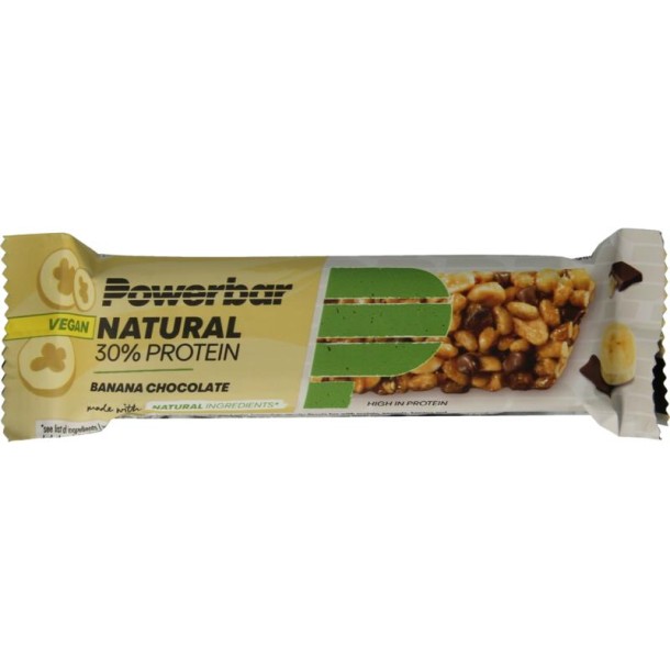 Powerbar Natural protein bar banaan chocolade (40 Gram)