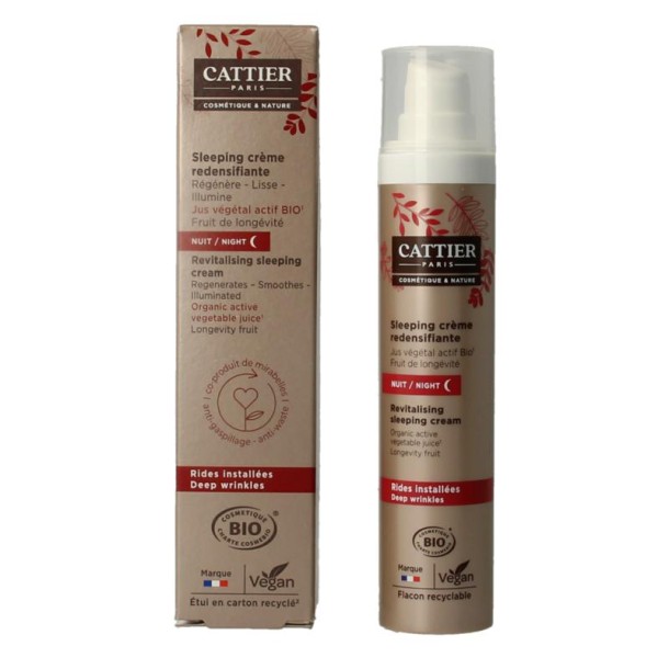 Cattier Nachtcreme revitaliserend (50 Milliliter)