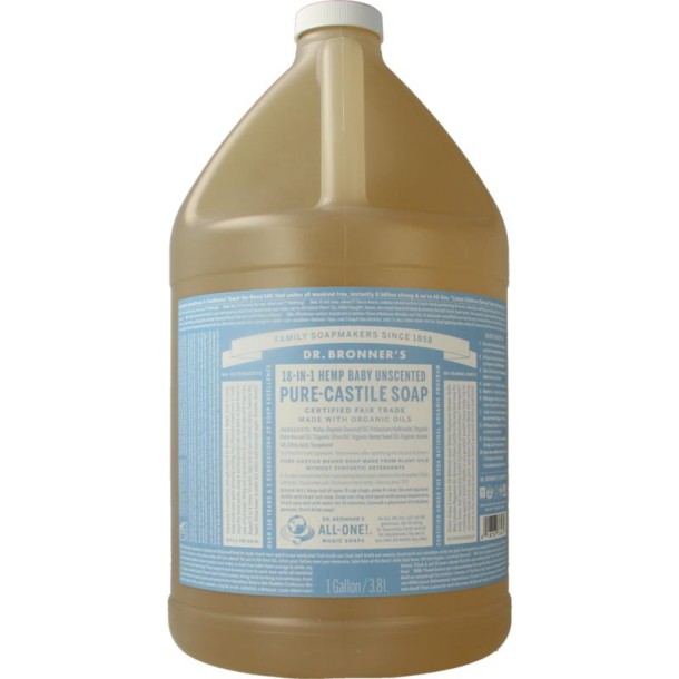 Dr Bronners Liquid soap baby mild (3800 Milliliter)