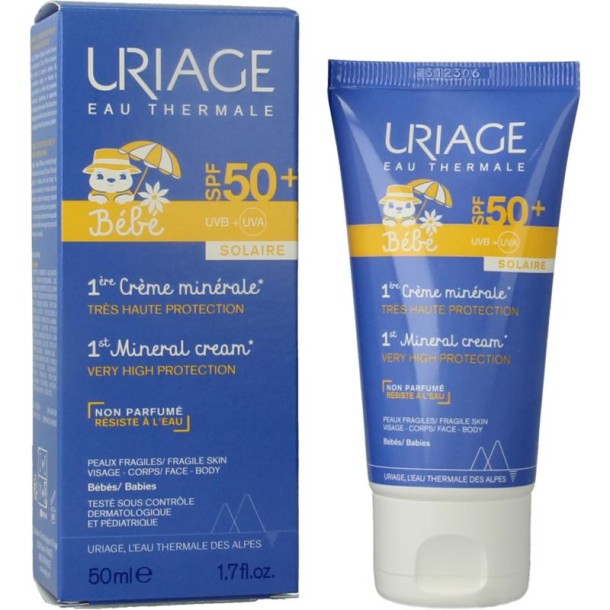 Uriage Bebe 1ere creme minerale SPF50 (50 Milliliter)