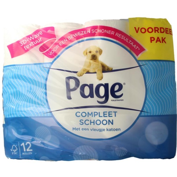 Page Compleet schoon (12 Rol)