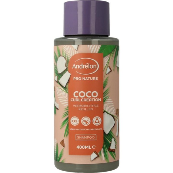 Andrelon Shampoo pro nature coco curl creation (400 Milliliter)