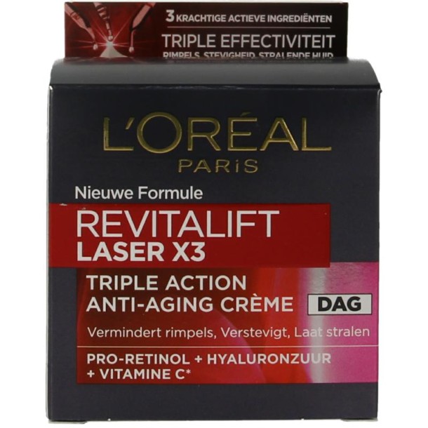 L'Oreal Paris Revitalift laser X3 dagcreme (50 Milliliter)