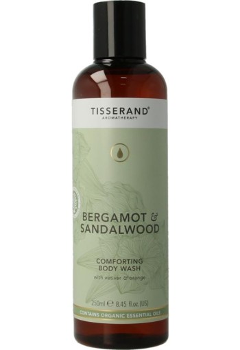 Tisserand Bodywash bergamot & sandelhout (250 Milliliter)