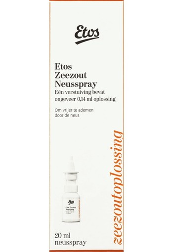 Etos Zee­zout neus­spray voor al­le leef­tij­den  20 ml