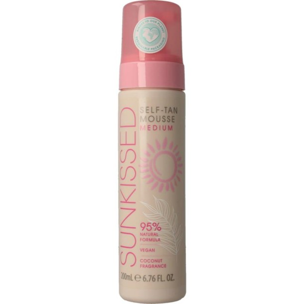 Sunkissed Self tan mousse medium (200 Milliliter)