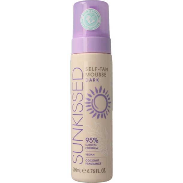 Sunkissed Self tan mousse dark (200 Milliliter)