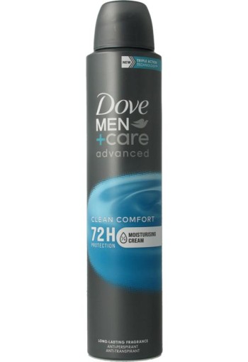 Dove Deodorant spray men+ care clean comfort (200 Milliliter)