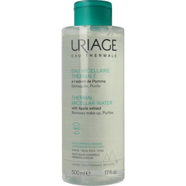 Uriage Thermaal micellairwater gemengde tot vette huid (500 Milliliter)