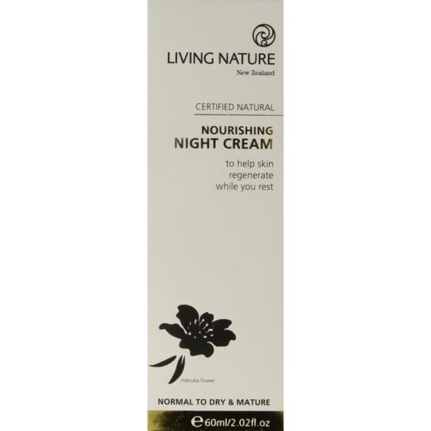 Living Nature Nachtcreme voedend (60 Milliliter)