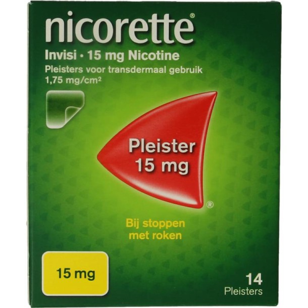 Nicorette Pleister 15mg (14 Stuks)