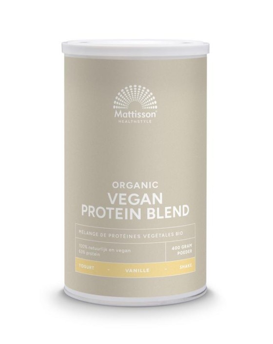 Mattisson Organic vegan protein blend vanilla (400 Gram)