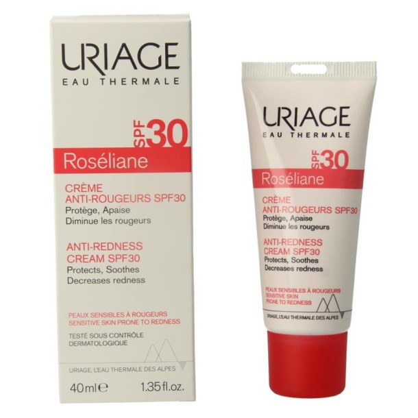 Uriage Roseliane hydraterende & bescherrmende creme SPF30 (40 Milliliter)