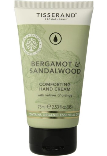 Tisserand Handcreme bergamot & sandelhout (75 Milliliter)