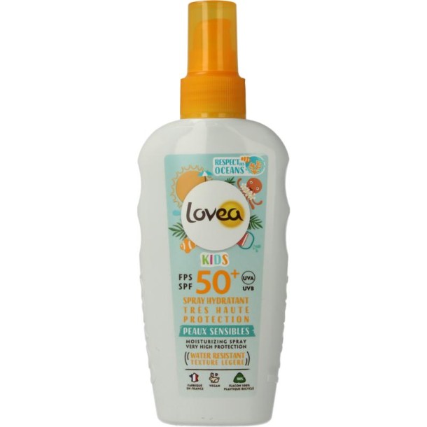 Lovea Moisturizing spray kids SPF50+ (150 Milliliter)