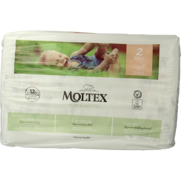 Moltex Pure & nature babyluiers mini (38 Stuks)