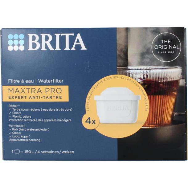 Brita Waterfilterpatroon maxtra pro kalk expert 4 pack (4 Stuks)