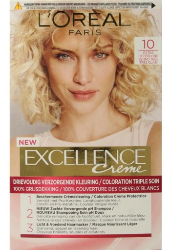 Loreal Excellence 10 Extra lichtblond (1 set)