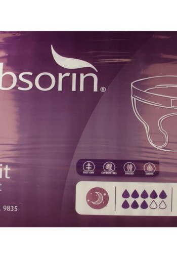 Absorin Comfort t-fit night maat XL (15 Stuks)