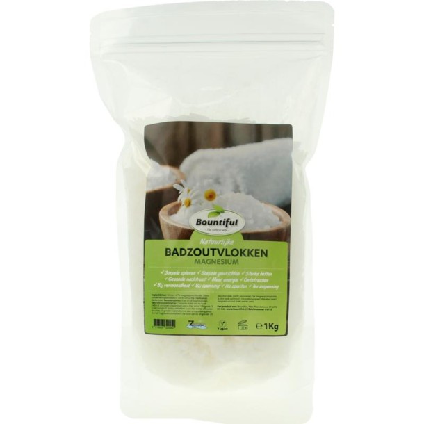 Bountiful Magnesium badzoutvlokken (1000 Gram)