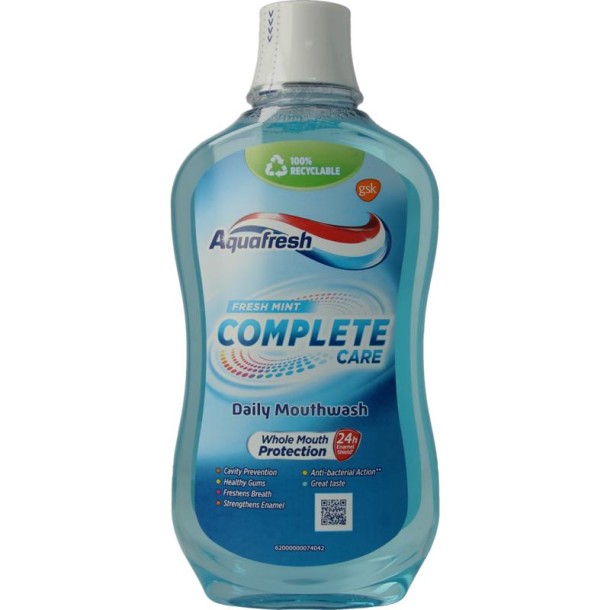 Aquafresh Mondwater complete care (500 Milliliter)