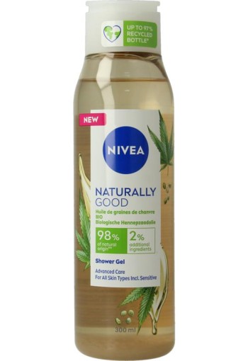 Nivea Naturally good douchegel hemp (300 Milliliter)