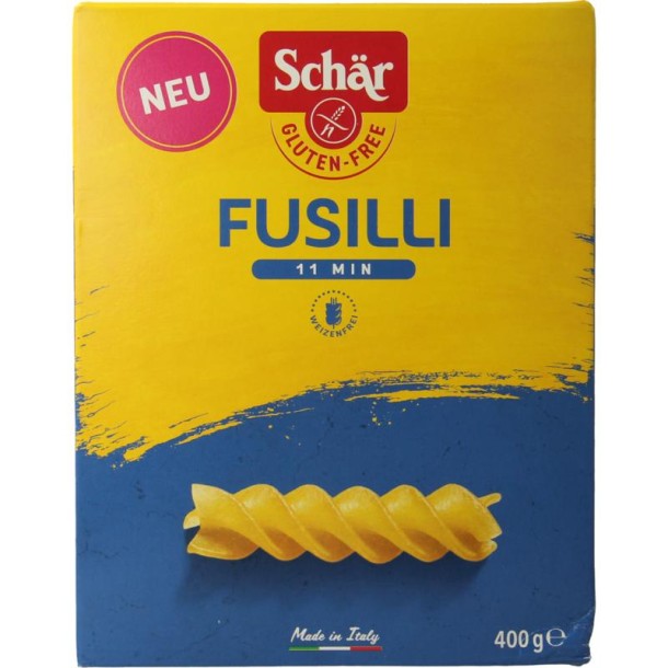 Dr Schar Pasta fusilli (400 Gram)