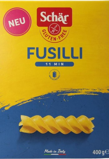 Dr Schar Pasta fusilli (400 Gram)