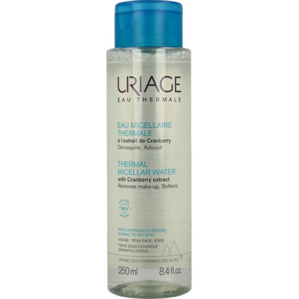 Uriage Thermaal micellairwater normale tot droge huid (250 Milliliter)