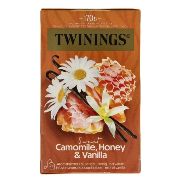 Twinings Kamille honing vanille (20 Zakjes)